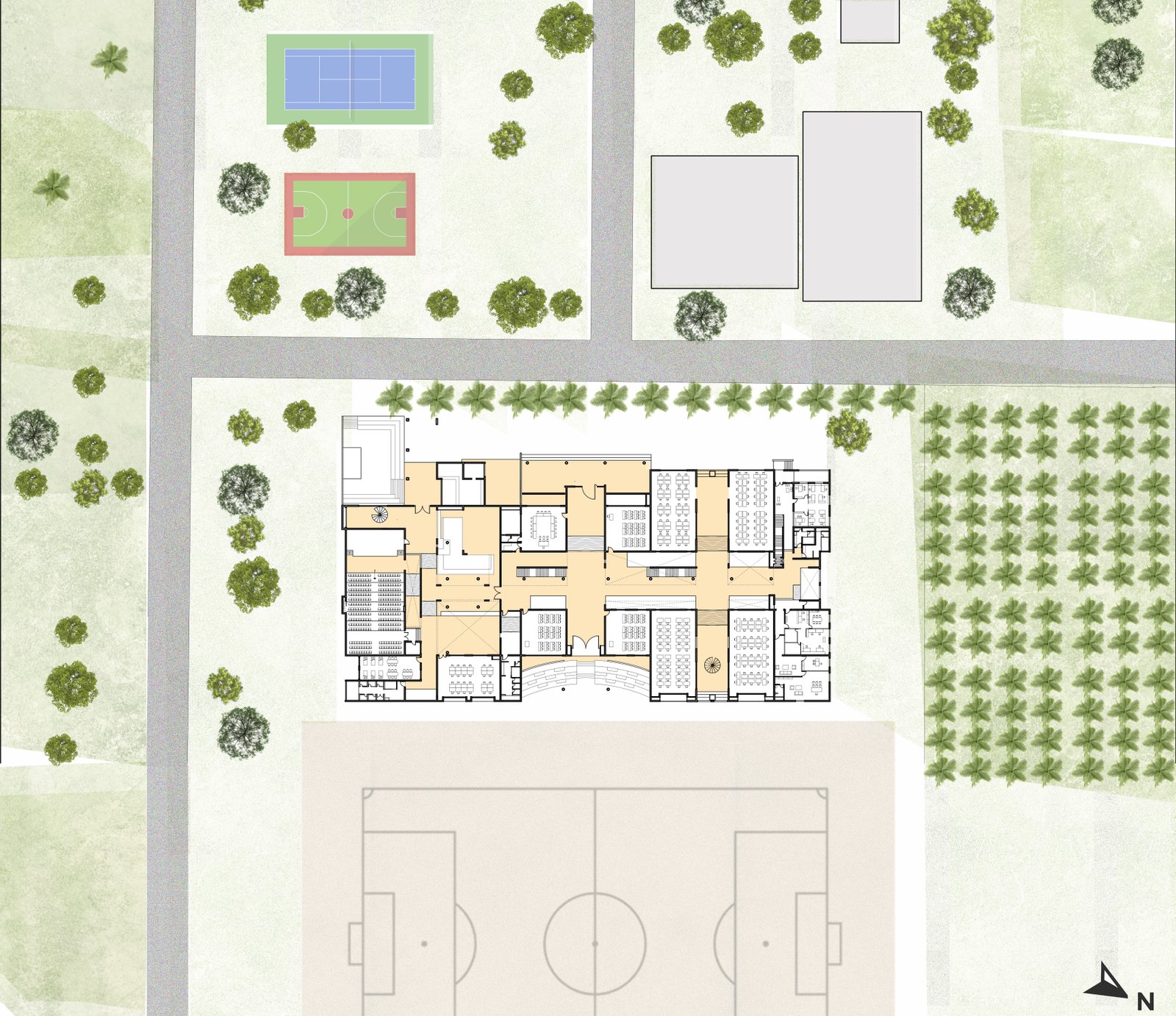 Hindustan School Of Architecture design concept image 1
