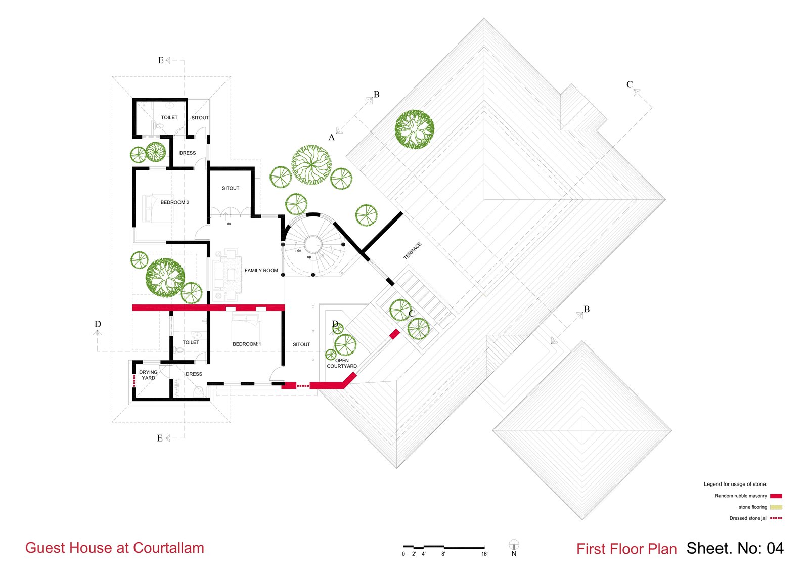 Kutralam Guest House design concept image 4