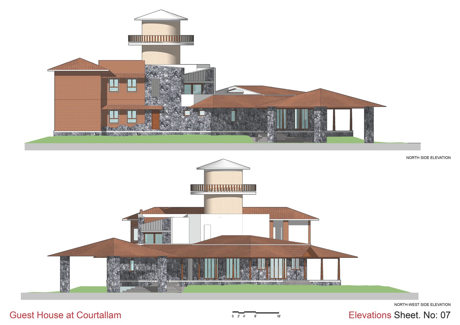 Kutralam Guest House design concept image 7